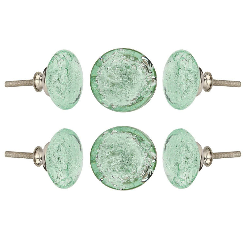 1.4" Diameter Mushroom Knob Multipack, Light Green