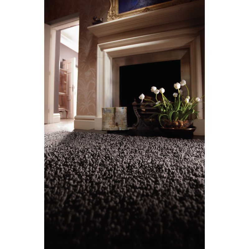 Eliezer Hand Woven Grey Indoor Rug, Rectangle 80 x 150