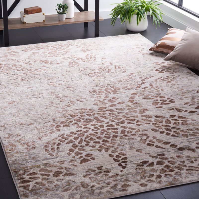 Palma Performance Abstract Rug, Rectangle 5'3" x 7'6"
