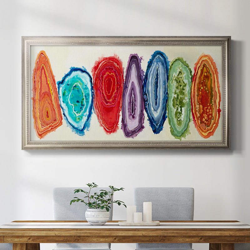 " Geode Slice ", 21" H x 37" W x 1" D