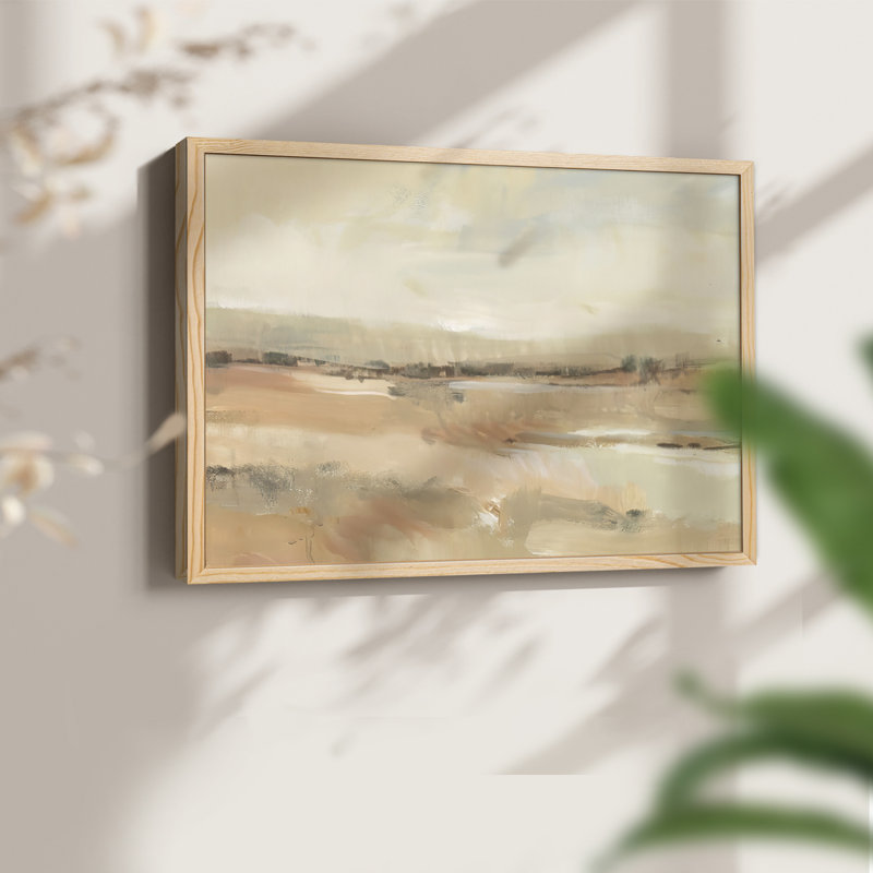 «Earth Tone Landscape I», reproduction encadrée, Naturel, H 11 po x l 14 po
