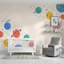 Décoration murale amovible Space Space Planets Constellations-1380971739-1380971738