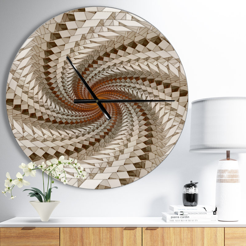 Horloge murale blanche, Moyen