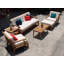 Sack Outdoor 5 - Piece Teak Conversation Set-1330967843