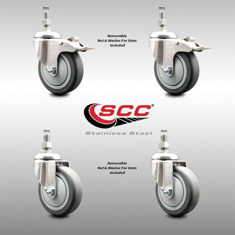 Thermoplastic Rubber Casters