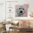 Crowle Labradoodle Hank On Pink-109400125
