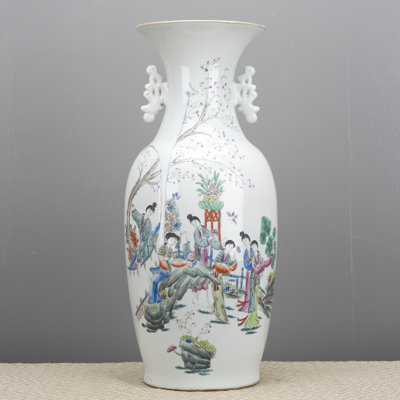 Porcelain Vase Garden Elegance
