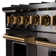 Gemstone™ KED 483 Series 48" 4.2 Cubic Feet Liquid Propane Freestanding Convection Range