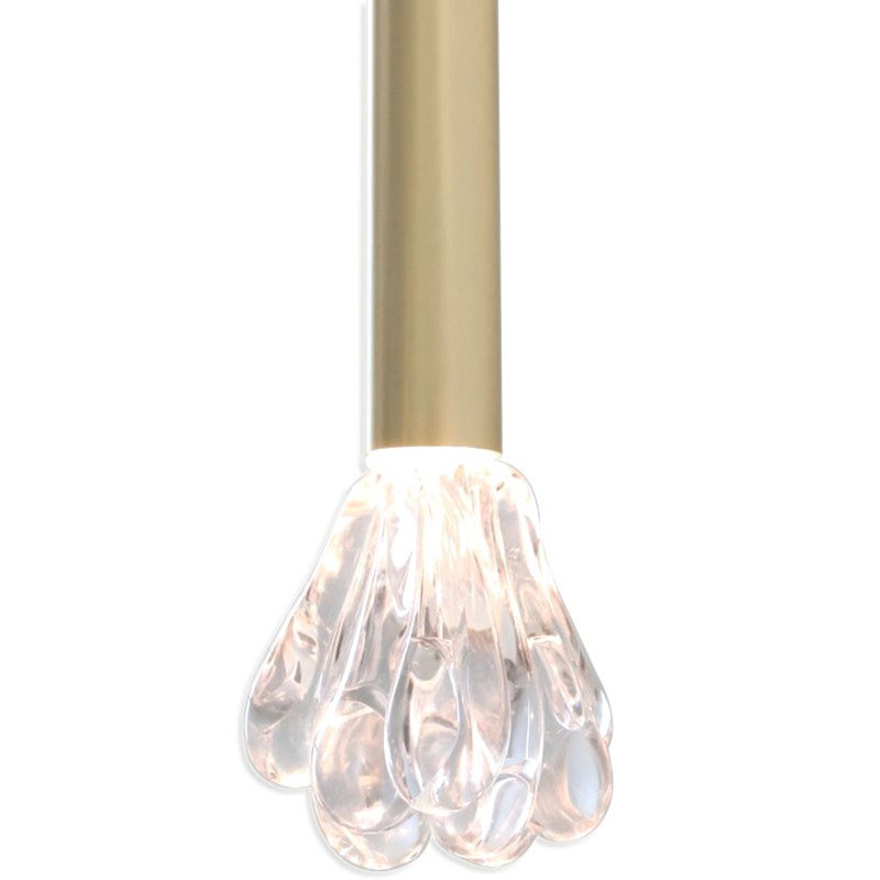 Lustre suspendu Kaenen, Nickel brossé, Fumée, 10" Width x 14" Height