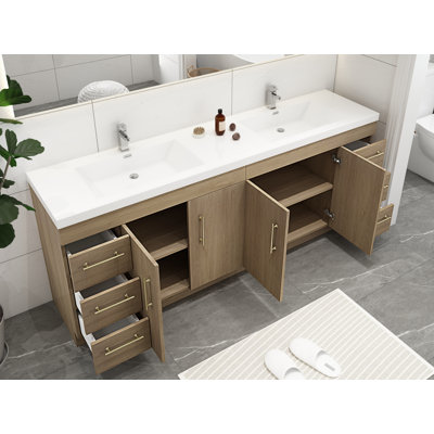 Ensemble de meuble-lavabo double 84 po Brower