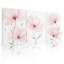 «Pink Floral Watercolor», ensemble de 3 reproductions botaniques sur toile-321470062