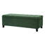 Banc rembourré avec rangement, repose-pieds, banc d'entrée, repose-pieds pour la chambre à coucher, vert rétro, 300 lb-468058495
