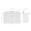 Ensemble de meuble-lavabo simple 61 po Hamlet-70315858