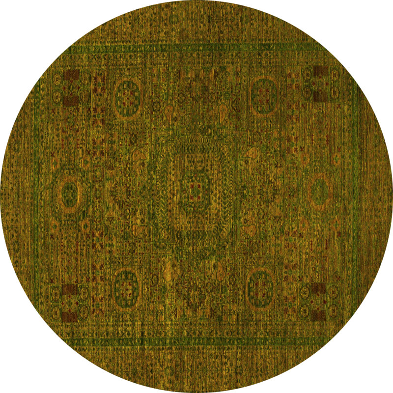 Oriental Indoor Rug, Round 3'