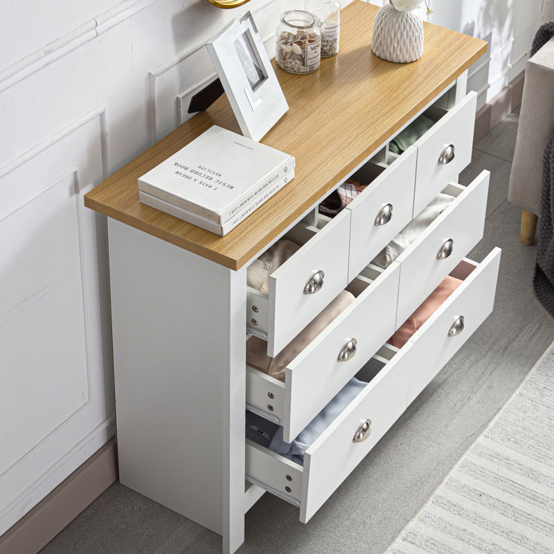 Tickhill 111.5 cm W Chest of 7 Drawers