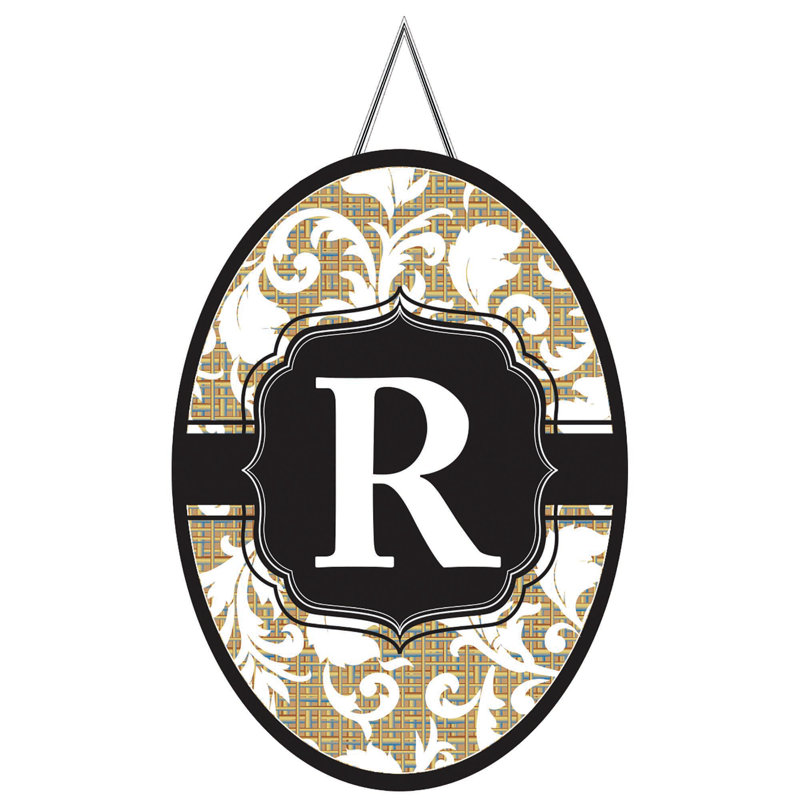 Door Banner, Monogram "K"