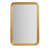 Rounded Rectangle Fluted Wall Mirror Gold See Below