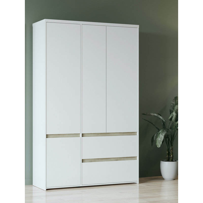 3 Door Chipboard Wardrobe
