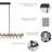 Luxury 56 - Light Large Dimmable Crystal Cup Chandelier Kitchen Island K9 Crystal Linear Chandelier-1079316129