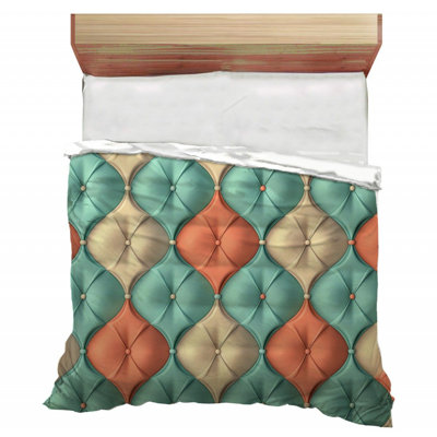 Tufted Fabric Artwork Polyester / Microfiber Geometric Comforter