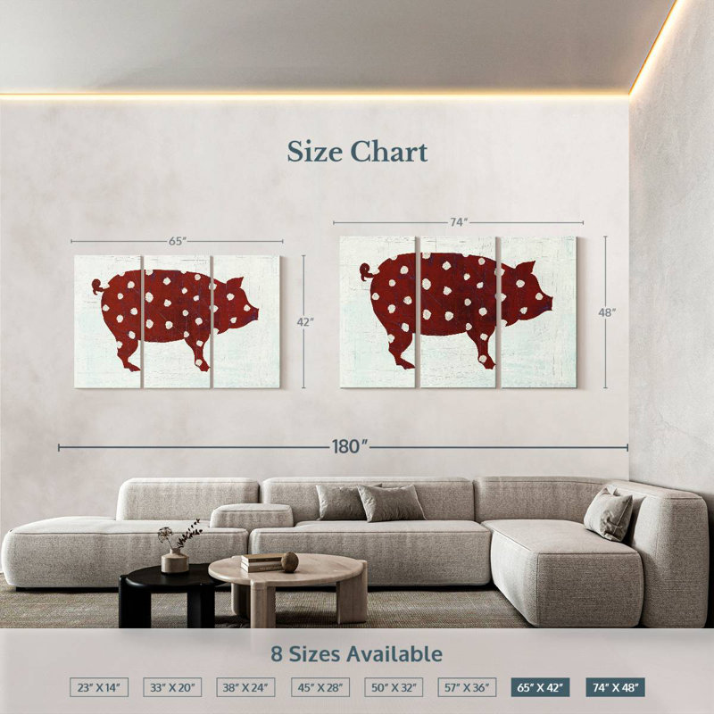 Brampt Modern Americana Farm II, H 42 po x l 65 po