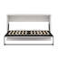 Lit escamotable horizontal, lit escamotable mural, armoire pliante, meuble peu encombrant pour chambre d'amis polyvalente, bureau personnel