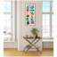 «Retro Bright Floral and Succulent Tall Narrow» par Rachel Lee, 3 oiseaux, reproduction d'art sur toile encadrée