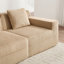 Canapé modulaire à 2 places sans siège avec assise profonde, canapé modulaire Cloud avec coussins décoratifs et tissu en velours côtelé pour un confort et une détente ultimes-434533355