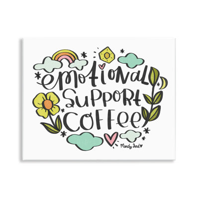 Plaque de soutien café, motif par Mandy Ford Art + Illustration