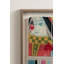«Queen with Flowers» par Felicia Dadak, art mural encadré en verre