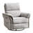 Oversized Power Recliner Chair Swivel Glider With Massage And Heat，Light Grey-332469554