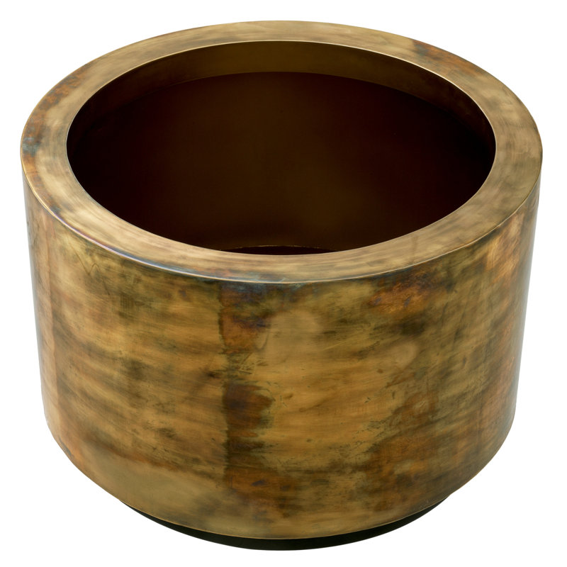 Jasper Handmade Metal Planter, 21.26" H x 31.3" W x 31.3" D