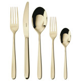 Hannah 5 - Piece Stainless Steel Flatware Set - Service for 1