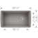 Diamond SILGRANIT 33" Super Single Undermount Kitchen Sink