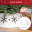 26" Christmas Tree Collar with Hollow Snowflake Patterns for Home