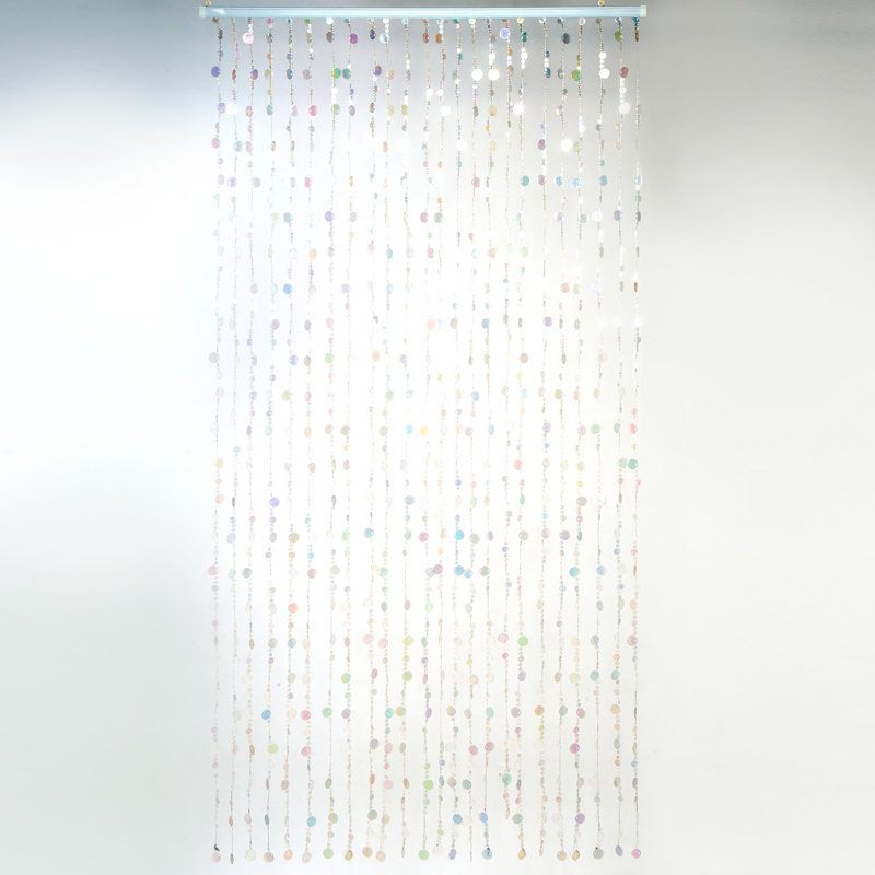 Ike Curtain Single Panel, White AB