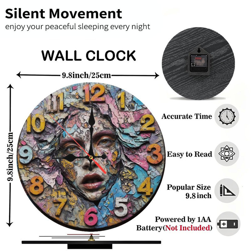 Horloge texturée pour femme