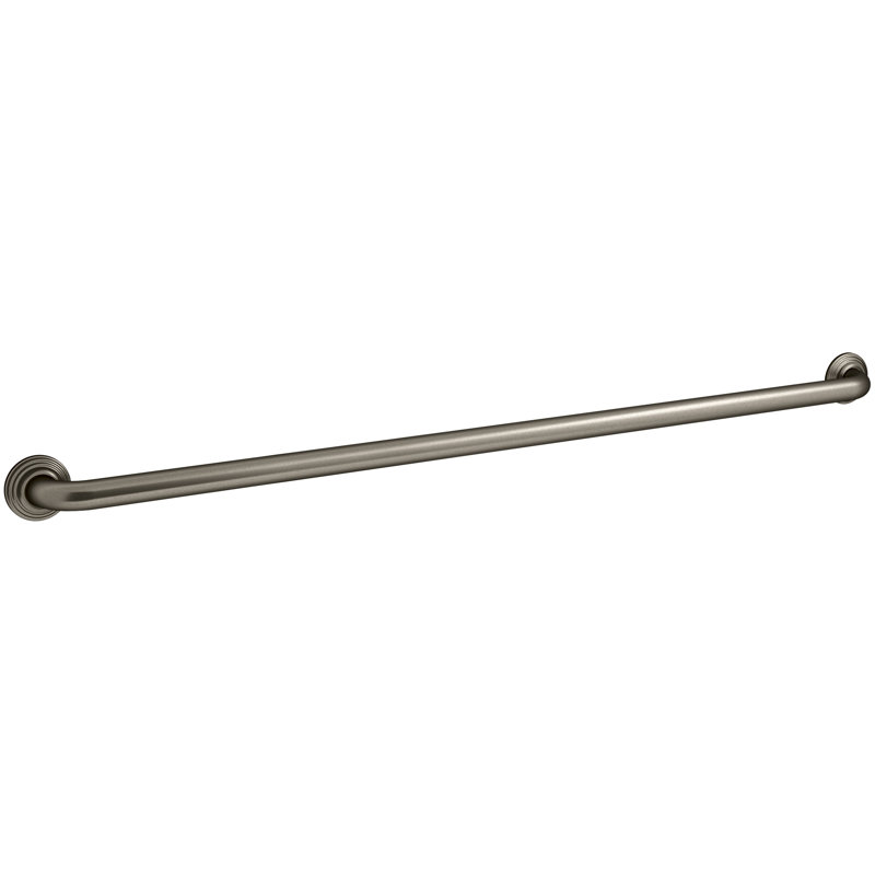 Traditional Grab Bar, Vintage Nickel, 12"W