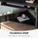 Loferski Corner Desk with Power Outlets & LED Lights, Triangle Corner Desk with Monitor Stand & Keyboard Tray for Small Space