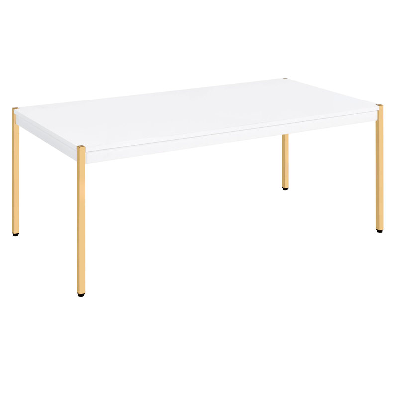 Table basse Classy White and Gold