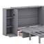 Lit escamotable double avec tablettes, tiroirs et ports USB-98754966