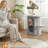 Small Cat Tree Tower With 2 Caves For Multi-Cat Households, Kittens, Scratching Posts-732945762