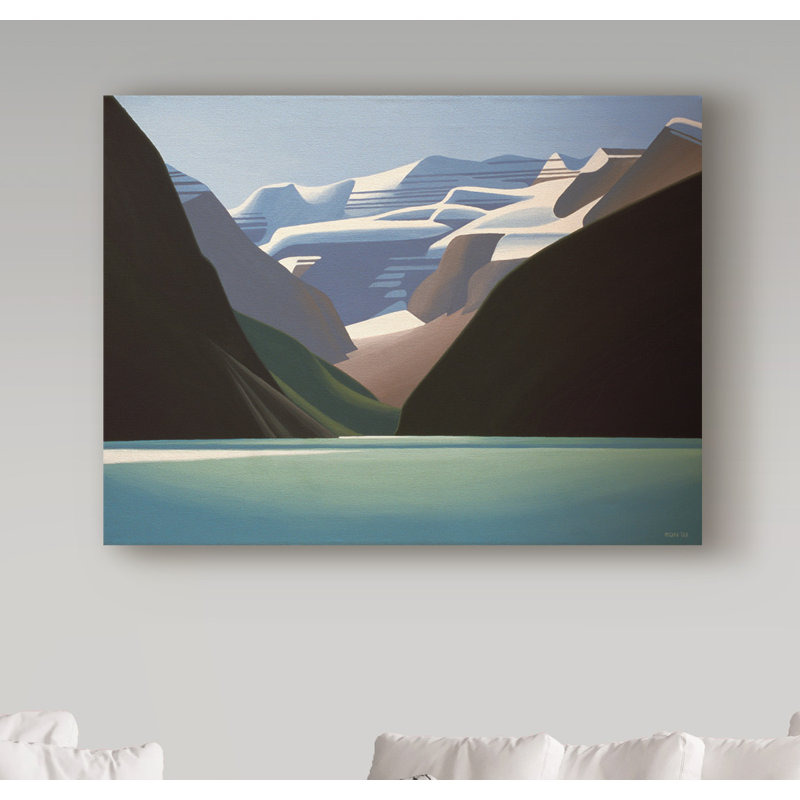 «Lake Louise», Etelca, impression sur toile tendue, H 24 po x l 32 po x P 2 po