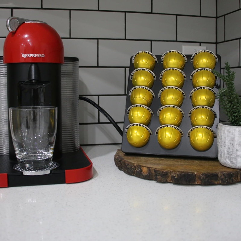 Vertuo Pod Holder Stand - 3D Printed Nespresso Vertuo Capsule Storage Organizer for Countertop