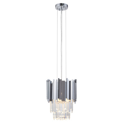 Luminaire suspendu en cristal 4 lumières Transitional