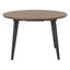 BOVINA Extendable Round Metal Base Dining Table