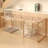 24.8'' H Panel Solid Wood Exercise Pen