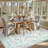  Floral Washable Area Rug Non-Slip Stain Resistant Low-Pile Boho Large Indoor Throw Carpet-1212283298-1212283303