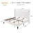 Modern Diamond-Tufted Upholstered Bed Frame With RGB LED Lights, USB Charging Ports & Wingback Headboard-1506992539-1506992537
