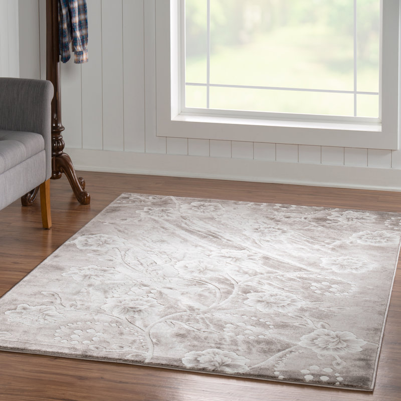 Floral Indoor Rug, Rectangle 8' x 10'4"